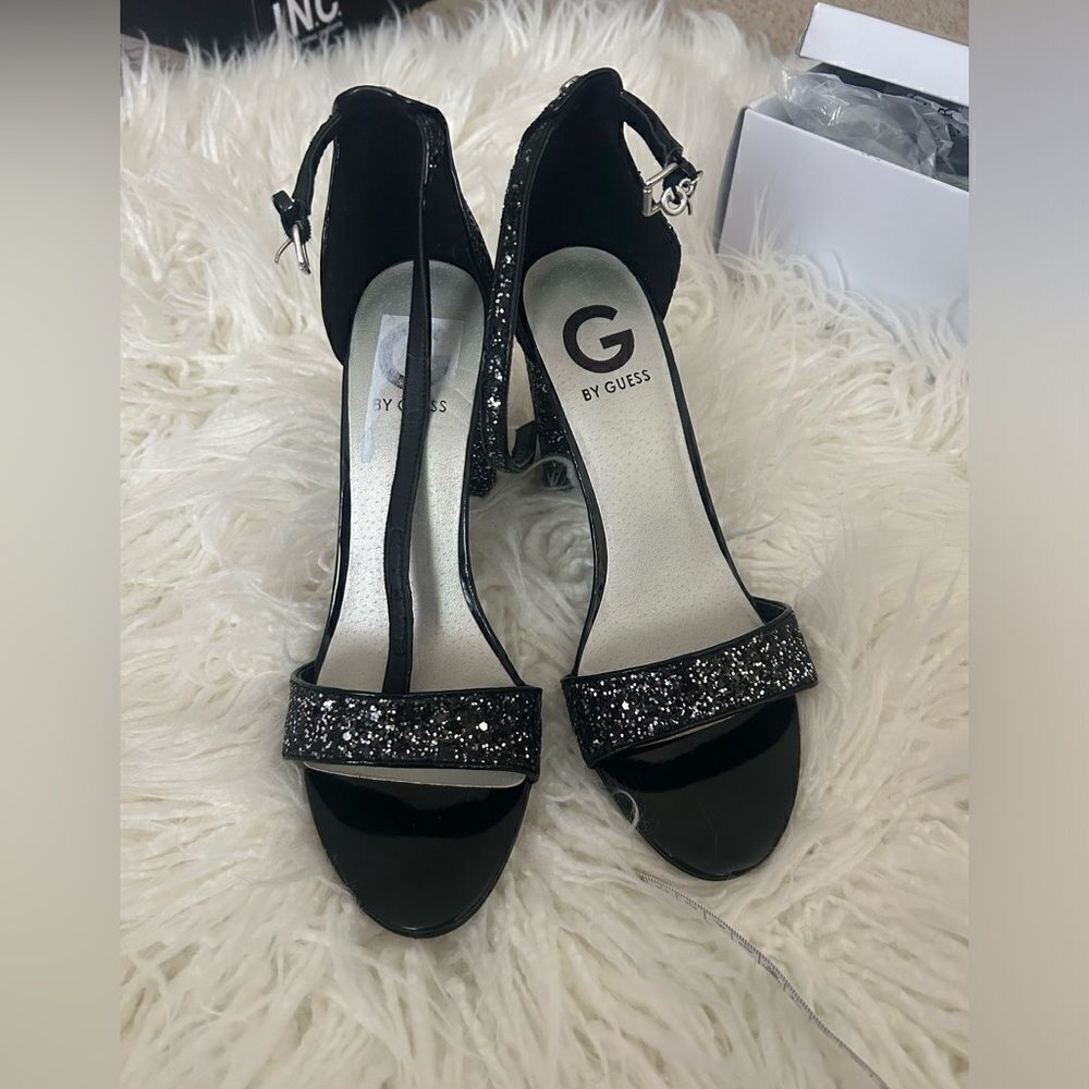 G by guess new black strap sandals
